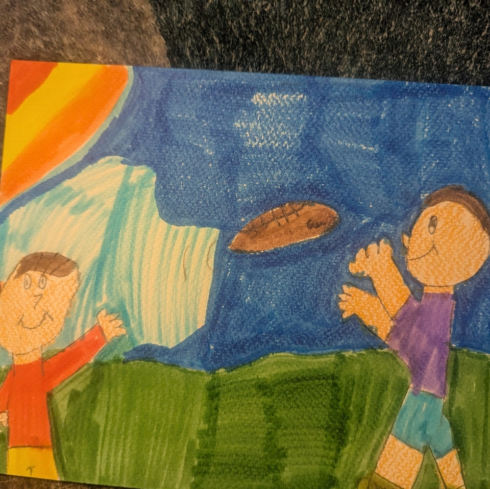 Colorful Children's Drawing